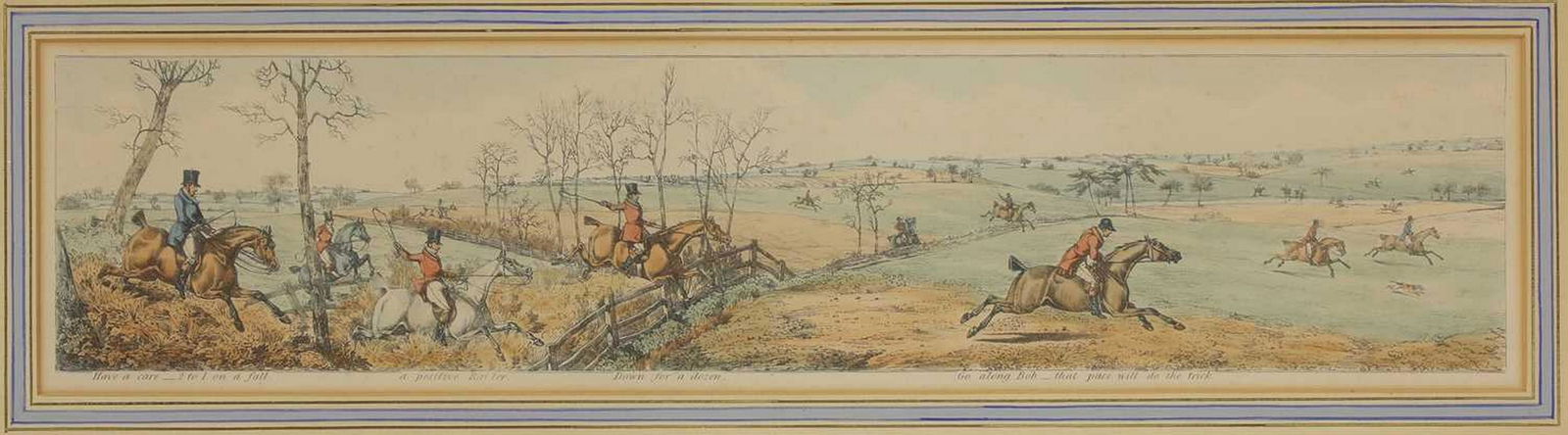 After Henry Thomas Alken: After Henry Thomas Alken After Henry Thomas Alken Engravings showing a large scope of the Leicestershire, Rutlandshire and Lincolnshire counties: with all sorts of riders, good, bad, and indifferent f