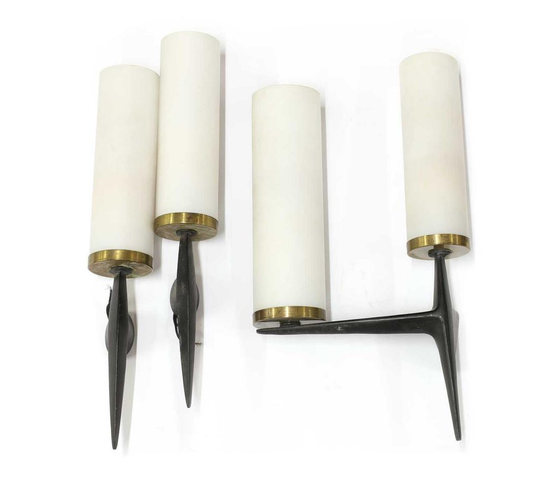 Three French wall lights, (1 of 1)