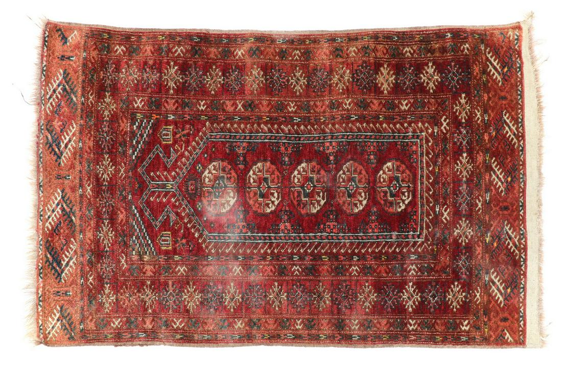 A small Bashir Afghan Bokara rug, (1 of 2)