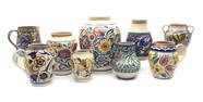 A collection of Poole pottery,