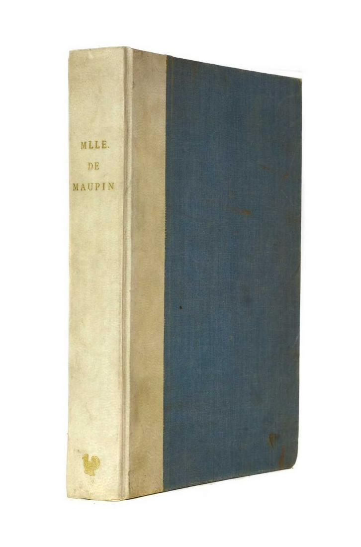 Gautier, Theophile; John Buckland Wright (ill):: Gautier, Theophile; John Buckland Wright (ill): Gautier, Theophile; John Buckland Wright (ill): Mademoiselle de Maupin A Romance. Golden Cockerel Press 1938, Limited edition: #229/500 copies, Translat