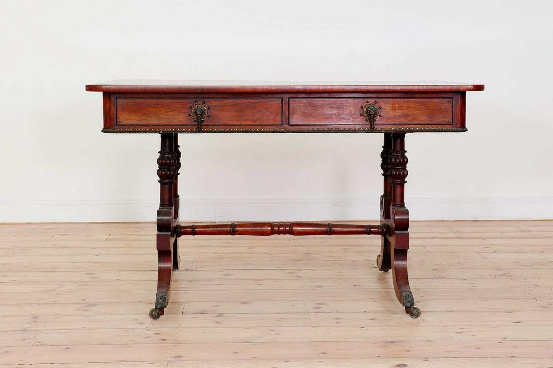 A Regency rosewood centre table, (1 of 6)