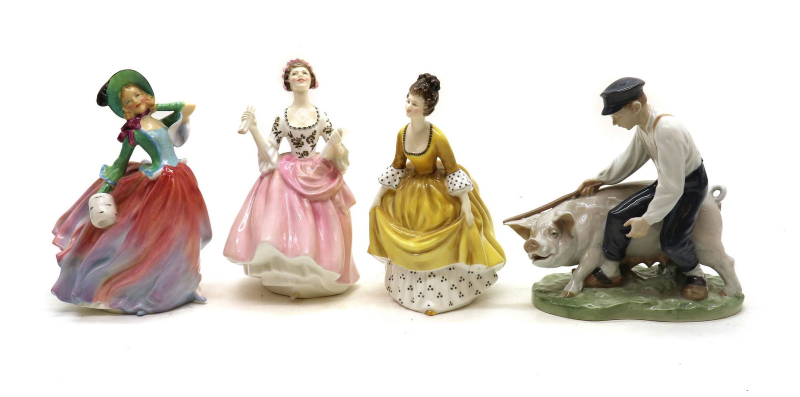 A Royal Copenhagen porcelain figure group (1 of 3)