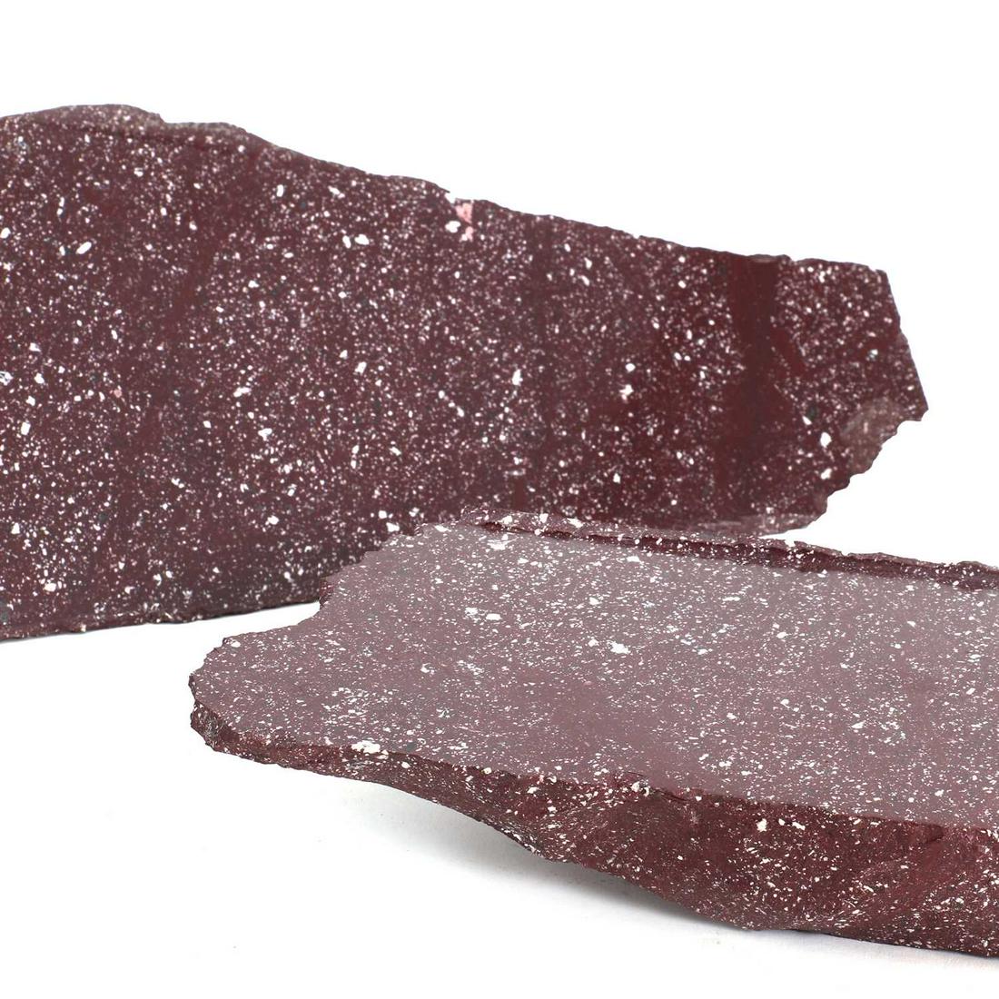 Two large fragments of imperial porphyry, (1 of 4)