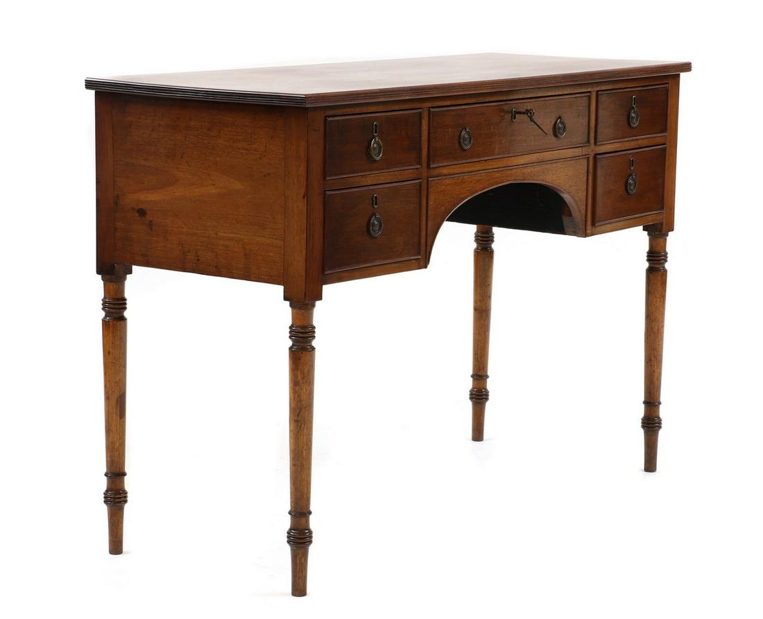 A Regency mahogany dressing table, (1 of 4)