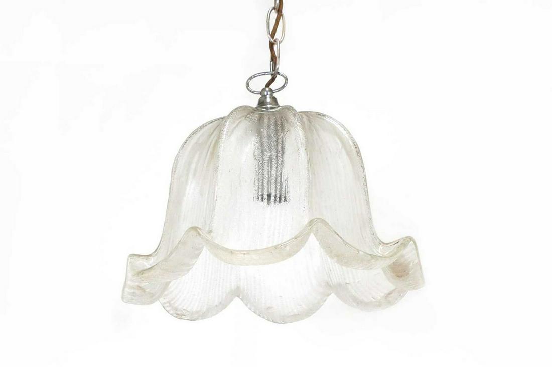 A Murano glass ‘tulip’ pendant light, (1 of 1)