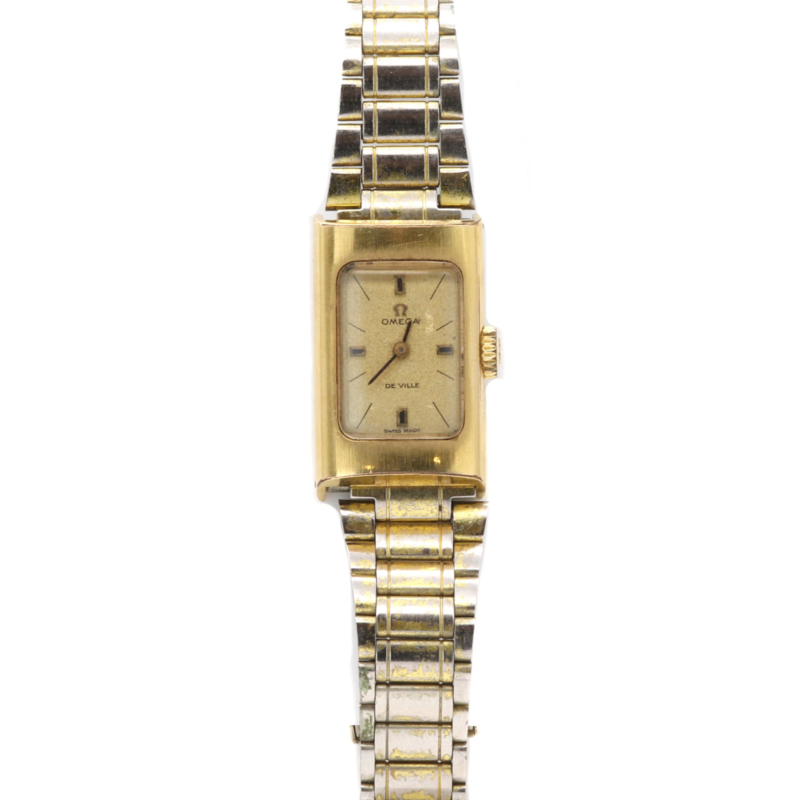A ladies' gold plated Omega 'De Ville' mechanical bracelet watch, c.1970, (1 of 1)