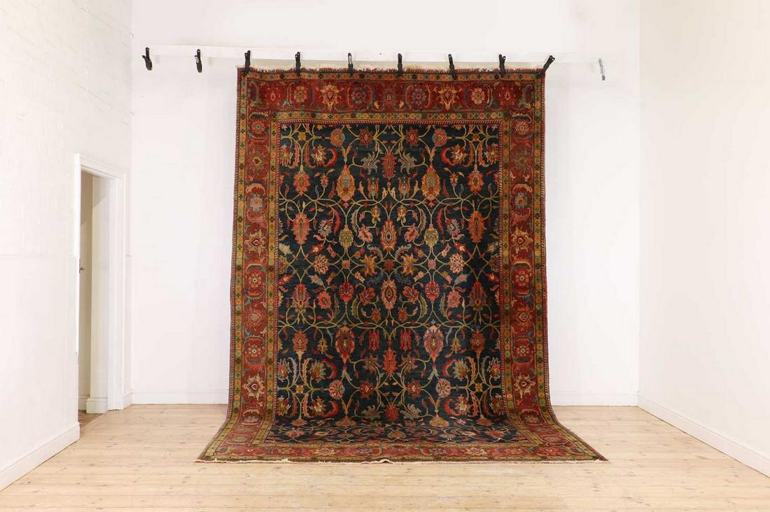A Persian-style wool carpet, (1 of 5)
