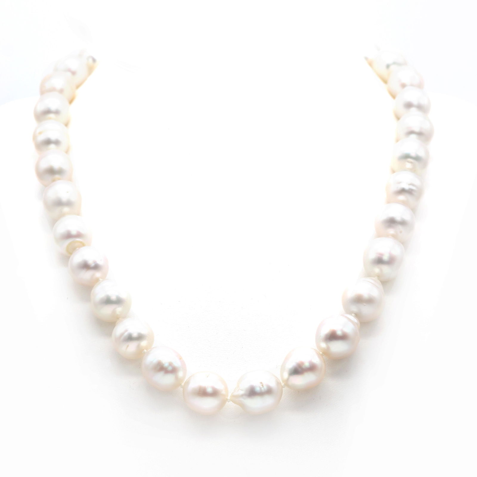 Semi baroque pearl clearance necklace