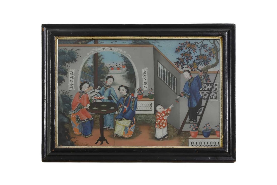 An export reverse glass picture, (1 of 2)