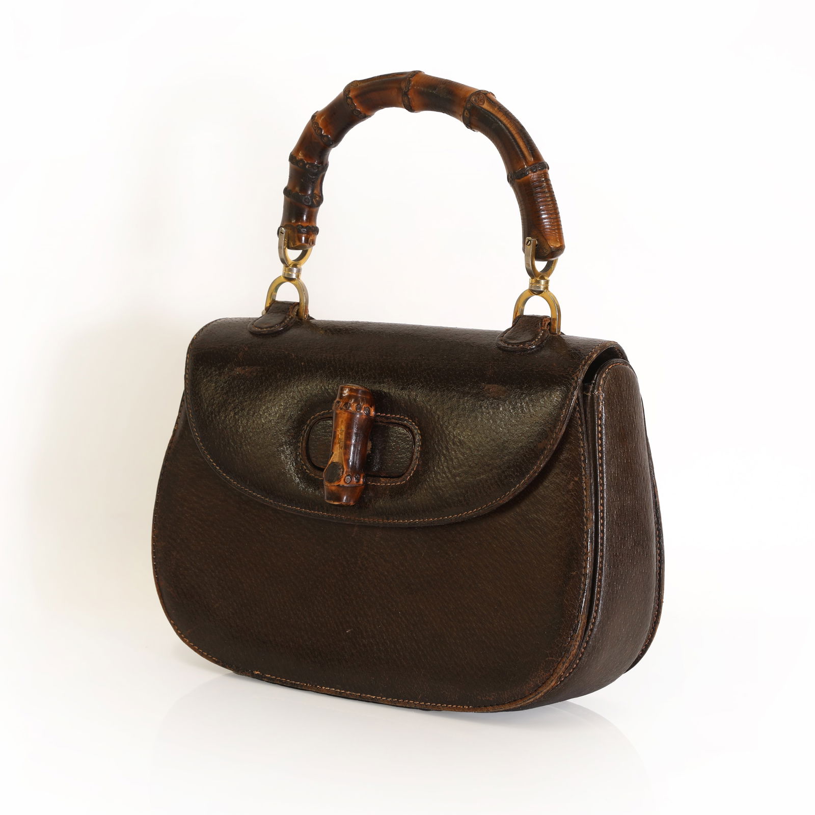 Gucci vintage bamboo handle handbag sale