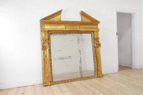 Early 21st Century French Neoclassical Square Mirrors - A Pair