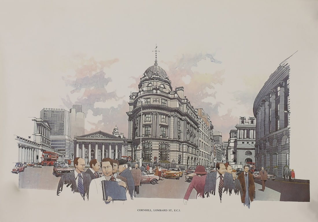 A group of prints and maps: A group of prints and maps A group of prints and maps including: Engraved plate of St. Pauls, North elevation, George Gladwin, 1826 (70 x 49 cm), rolled; The South East prospect of St. Michael’s