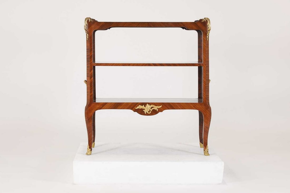 A Louis XV-style kingwood étagère, (1 of 10)