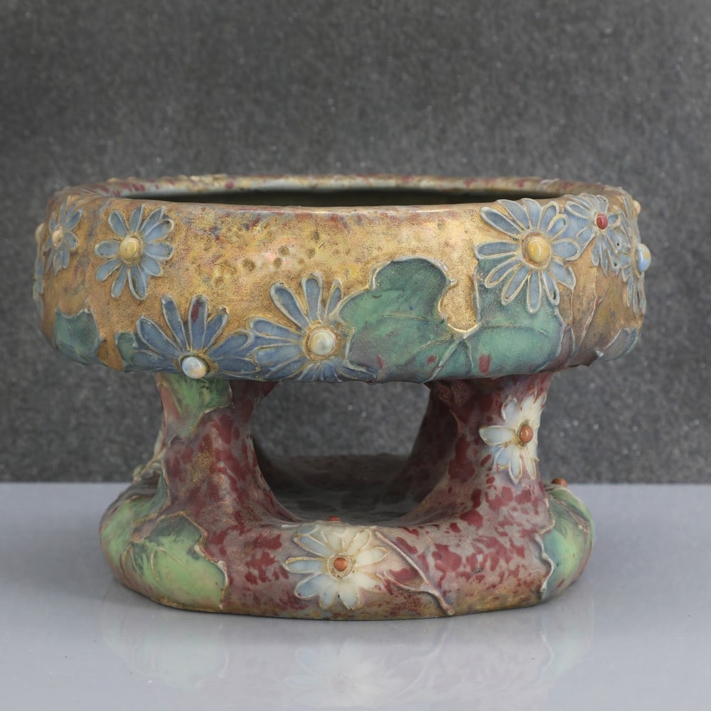 An Austrian Amphora pottery centrepiece, (1 of 3)