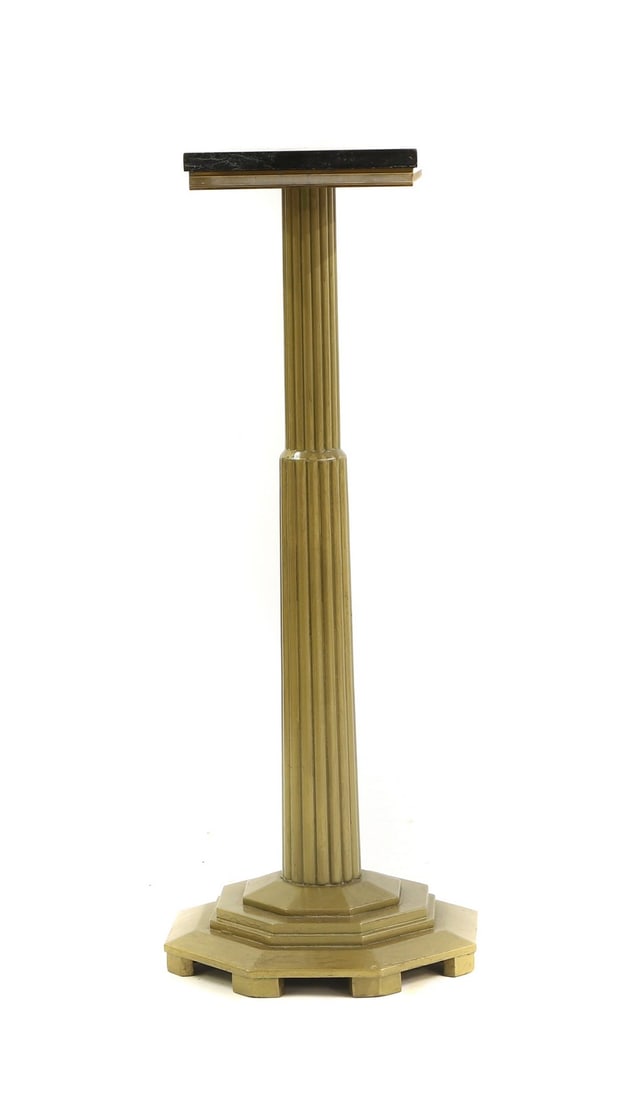 A brass display stand, (1 of 3)