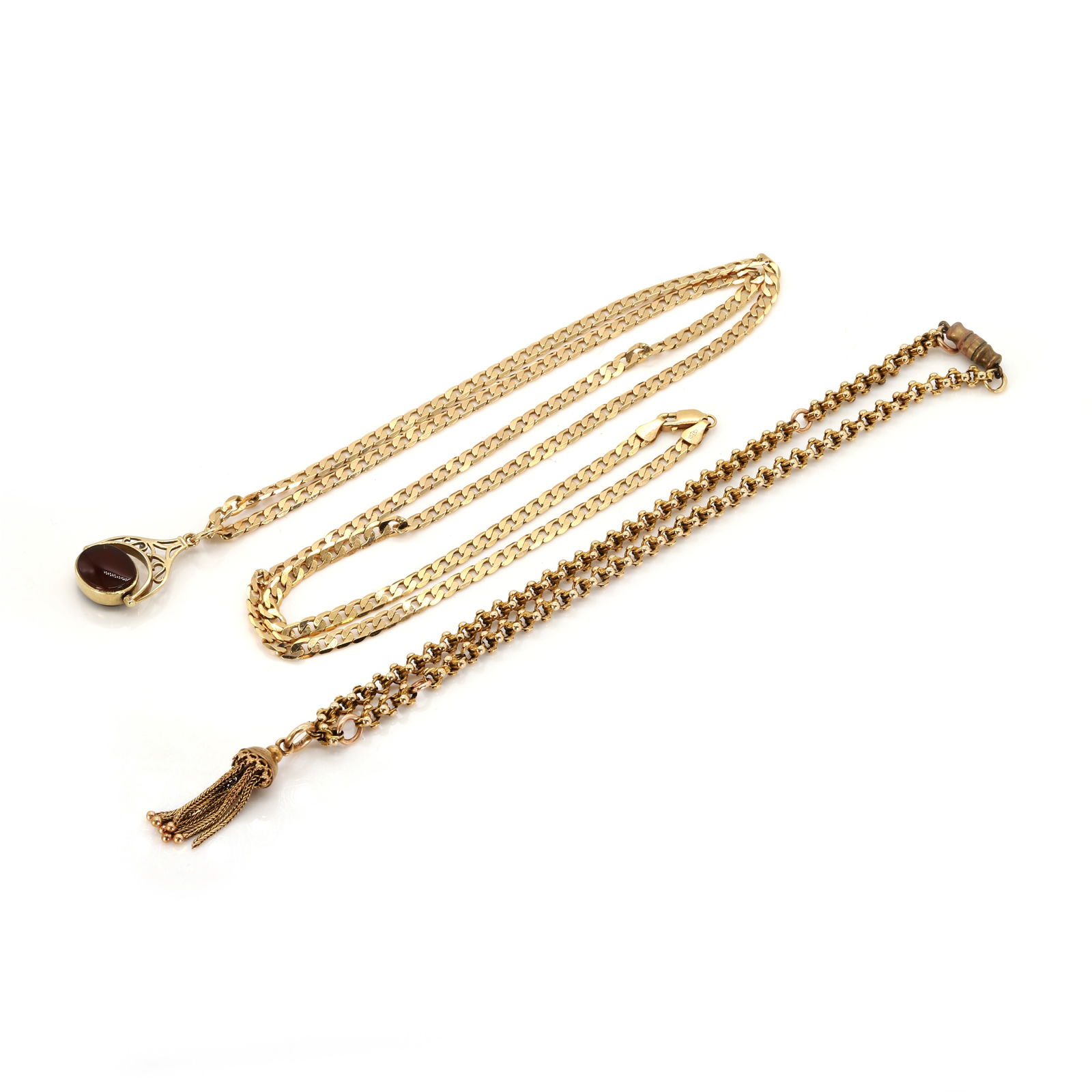 Two gold chains, (1 of 1)