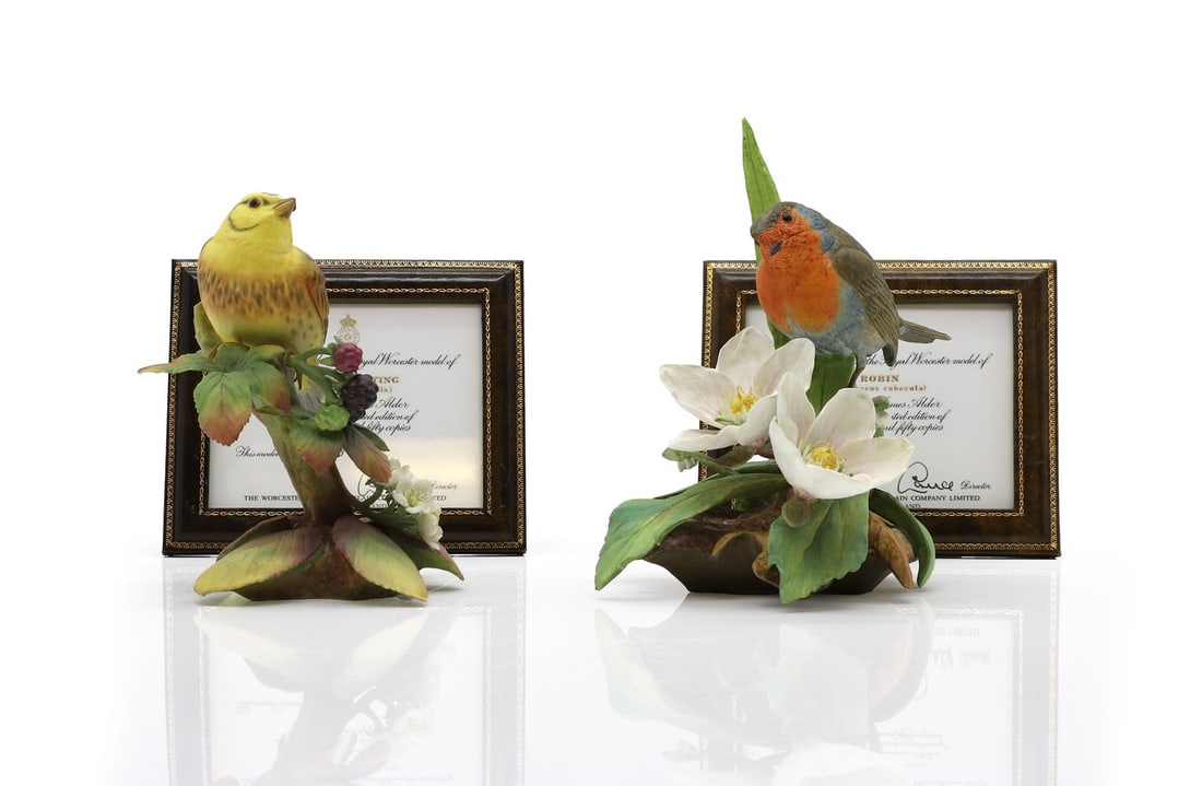 Two Royal Worcester porcelain models (1 of 2)