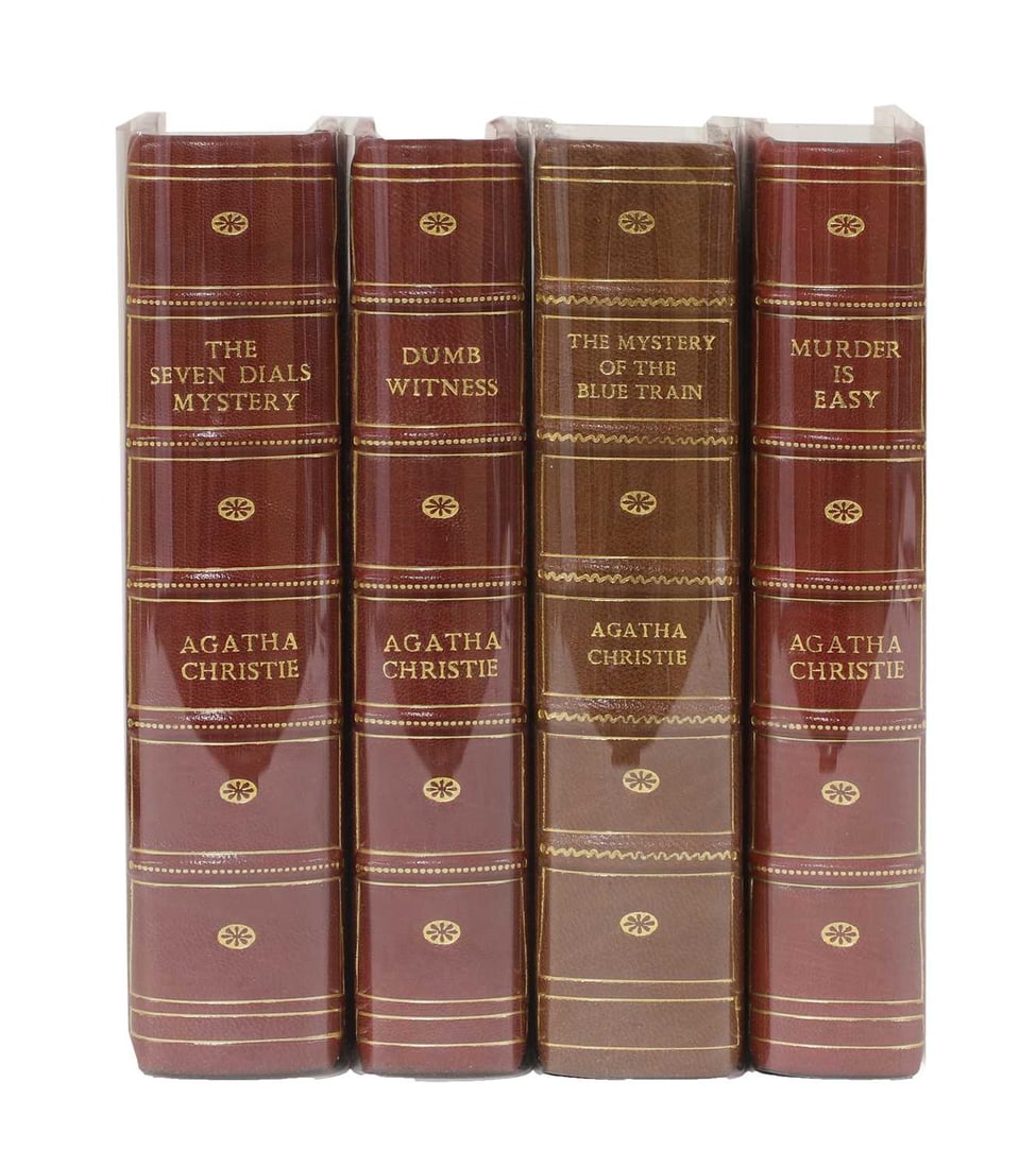 CHRISTIE, Agatha (Four 1st. Edns):: CHRISTIE, Agatha (Four 1st. Edns): The Mystery of the Blue Train. William Collins, no date (1928), 1st. Edn; Murder is Easy. Collins Crime Club, 1939, 1st. Edn; Dumb Witness. Collins Crime C