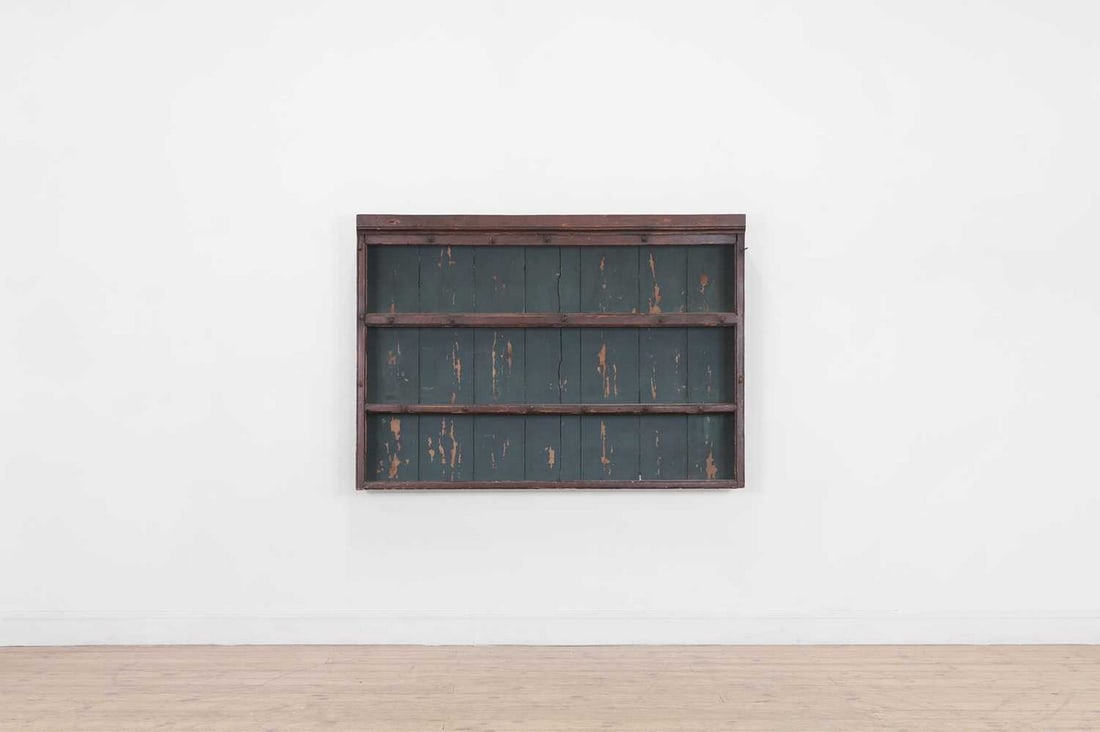 A painted delft plate rack, (1 of 5)