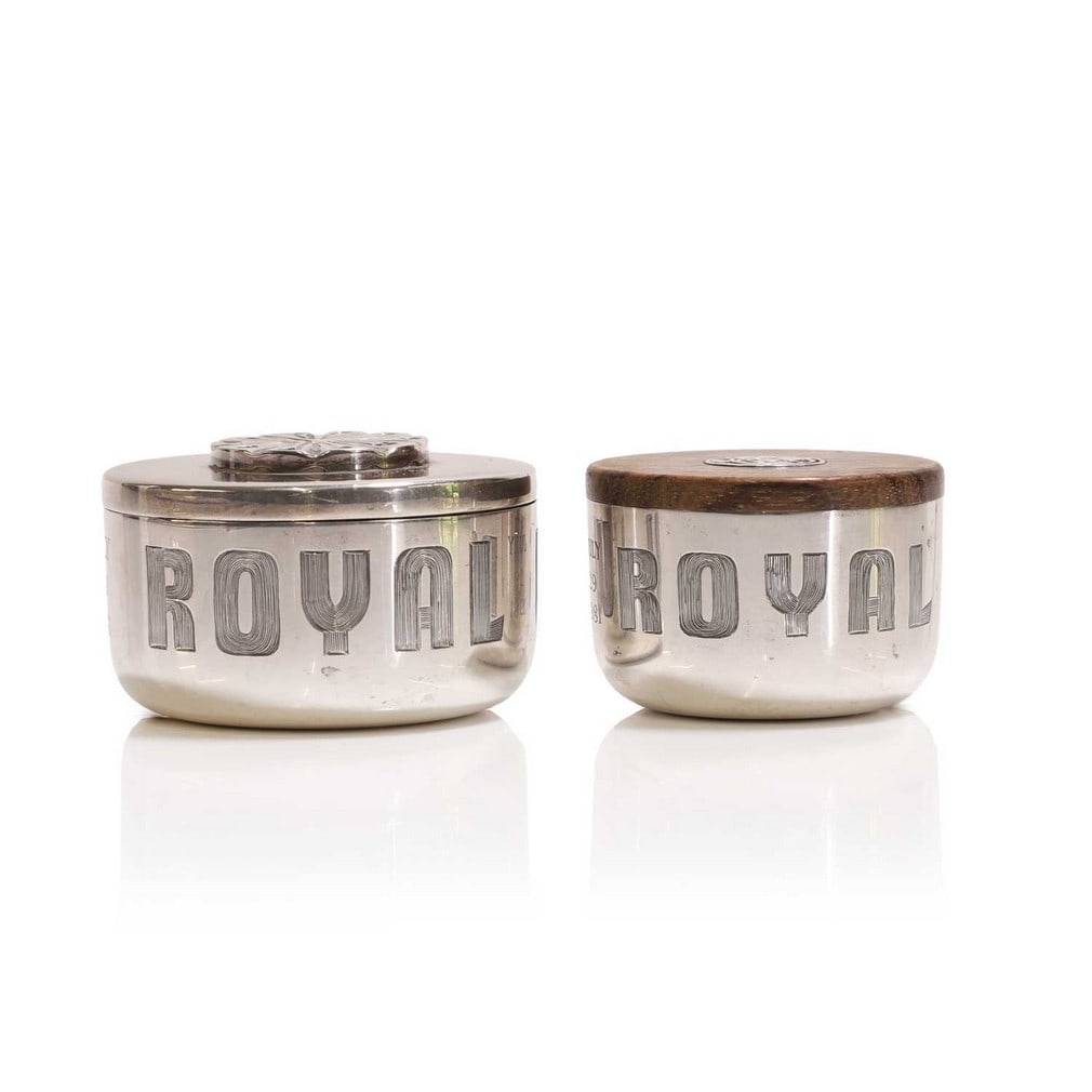 ▲ Two silver commemorative pill boxes,: ▲ Two silver commemorative pill boxes, by Brian Asquith, Sheffield 1980, commemorating the wedding of Prince Charles and Lady Diana Spencer, engraved 'ROYAL WEDDING July 29 1981', each with a wa