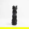 An Art Deco black cat door knocker,