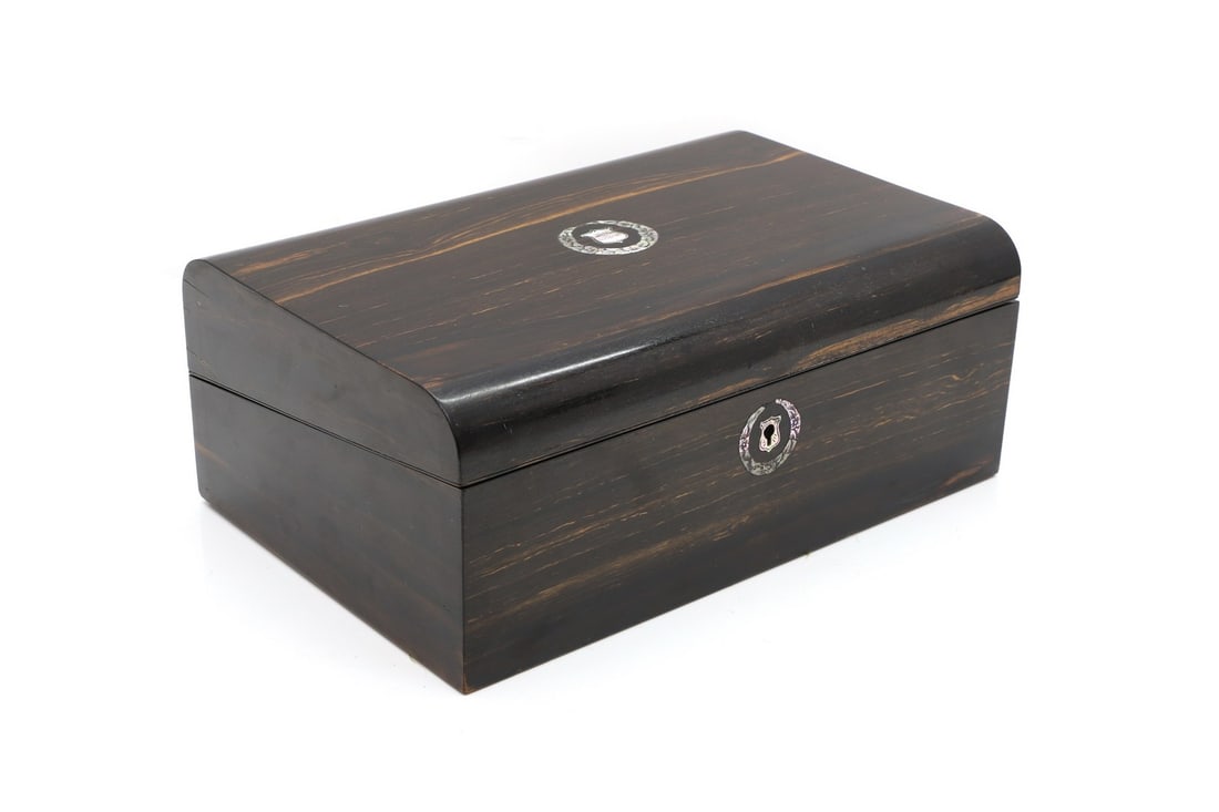 A Victorian coromandel writing box, (1 of 5)