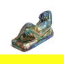 A Zsolnay P&#233;cs lustre figure,