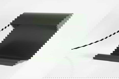 Jean Prouvé (French, 1901-1984),: Jean Prouvé (French, 1901-1984), a 'Lampe de Bureau' or desk lamp, c.2014, by Vitra for G-Star RAW, of typical form in an olive-green finish, 24cm wide 15cm deep 23cm high This was part of a coll