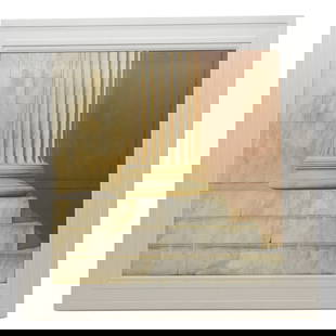 Carl Laubin (b.1947): Carl Laubin (b.1947) Classical columns and steps, signed to reverse, oil on board, 59 x 58.5cm Provenance: The selected contents of North Road House, Hertfordshire. Condition Report: Frame 76 x 76cm.