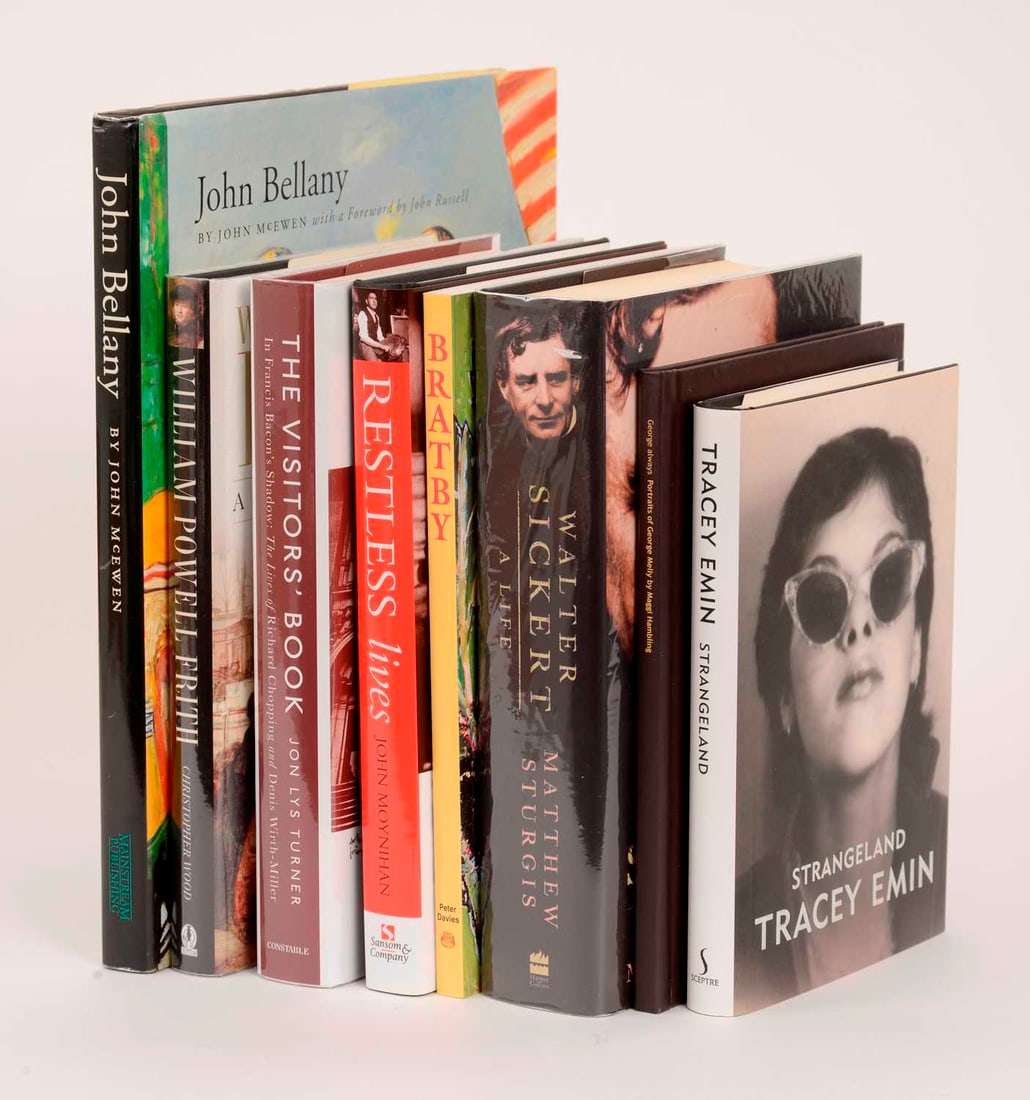 ART Biography (SIGNED): Tracey Emin: Strangeland.: ART Biography (SIGNED): Tracey Emin: Strangeland. 2005, 1st. Edn. DW. Signed by author, fine; Maggi Hambling: George Always: Portraits of George Melly. Liverpool, 2009, 1st. Edn. Inscribed & Sign