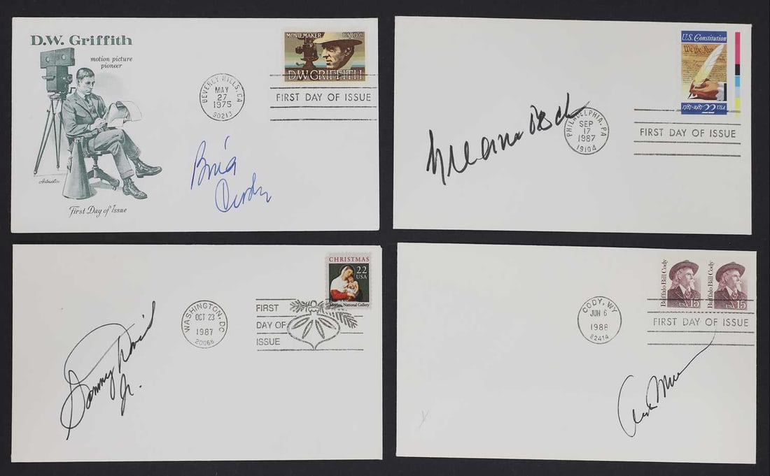 Approximately fifty signed USA first day covers, (1 of 2)