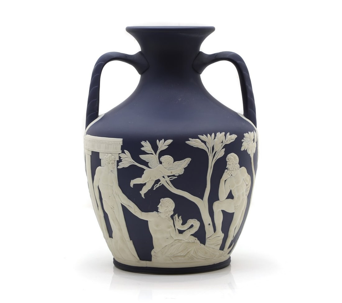 A Wedgwood 'Portland' vase, (1 of 3)
