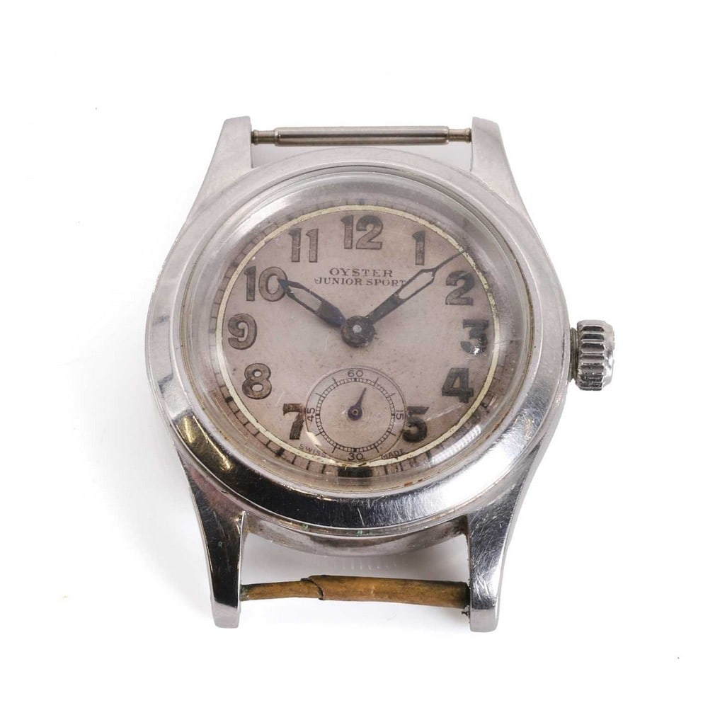 A stainless steel Rolex Oyster Junior Sport mechanical watch head, (1 of 2)