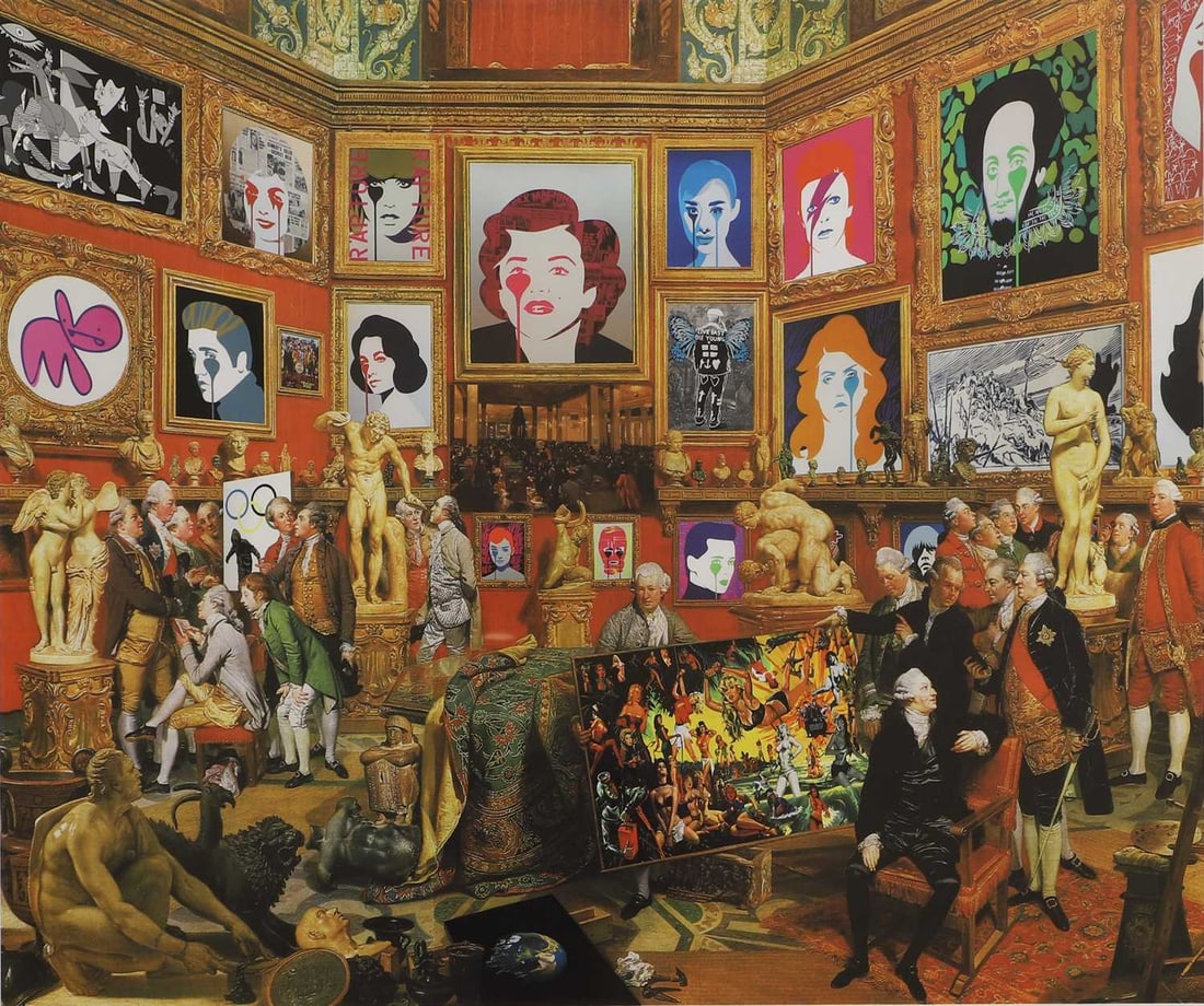 Pure Evil (b.1968): Pure Evil (b.1968) 'The Grand Tour', 2016giclée print in colours, signed in pencil l.r., and numbered '181/200'sheet 61 x 71cm Condition Report Framed: 74x 84cmAppears to be in good condition. N