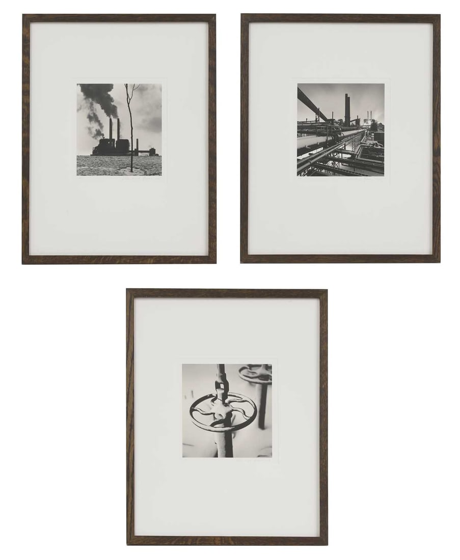 Michael Kenna (b.1953): Michael Kenna (b.1953) The Rouge, Study 60, Dearborn, Michigan, USA;The Rouge, Study 61, Dearborn, Michigan, USA;The Rouge, Study 65, Dearborn, Michigan, USAthree gelatin silver prints, each signed a