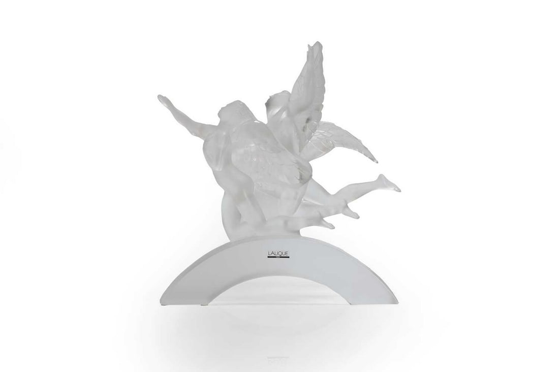 A limited edition Lalique 'Eden' glass figure, (1 of 6)