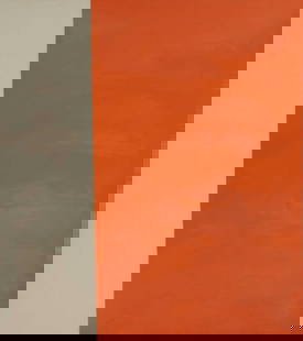 ▲ Callum Innes (b.1962): ▲ Callum Innes (b.1962) 'Exposed Painting, Cadmium Red Pale No 2', 1993 signed and dated 'C Innes 93' verso, oil on canvas 110 x 100cm, unframed Provenance: With Frith Street Gallery, London. Co