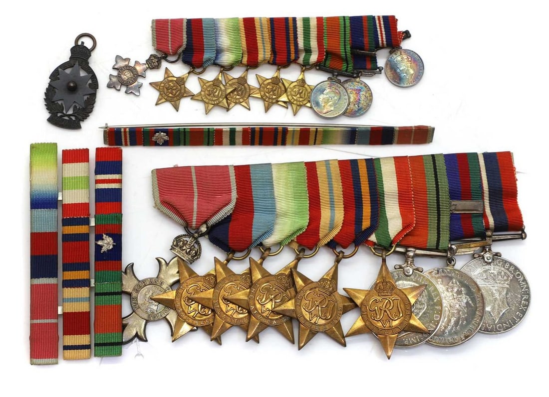 A Second World War OBE medal group of nine awarded to Lt. CMDR Paul Godfrey (1 of 2)