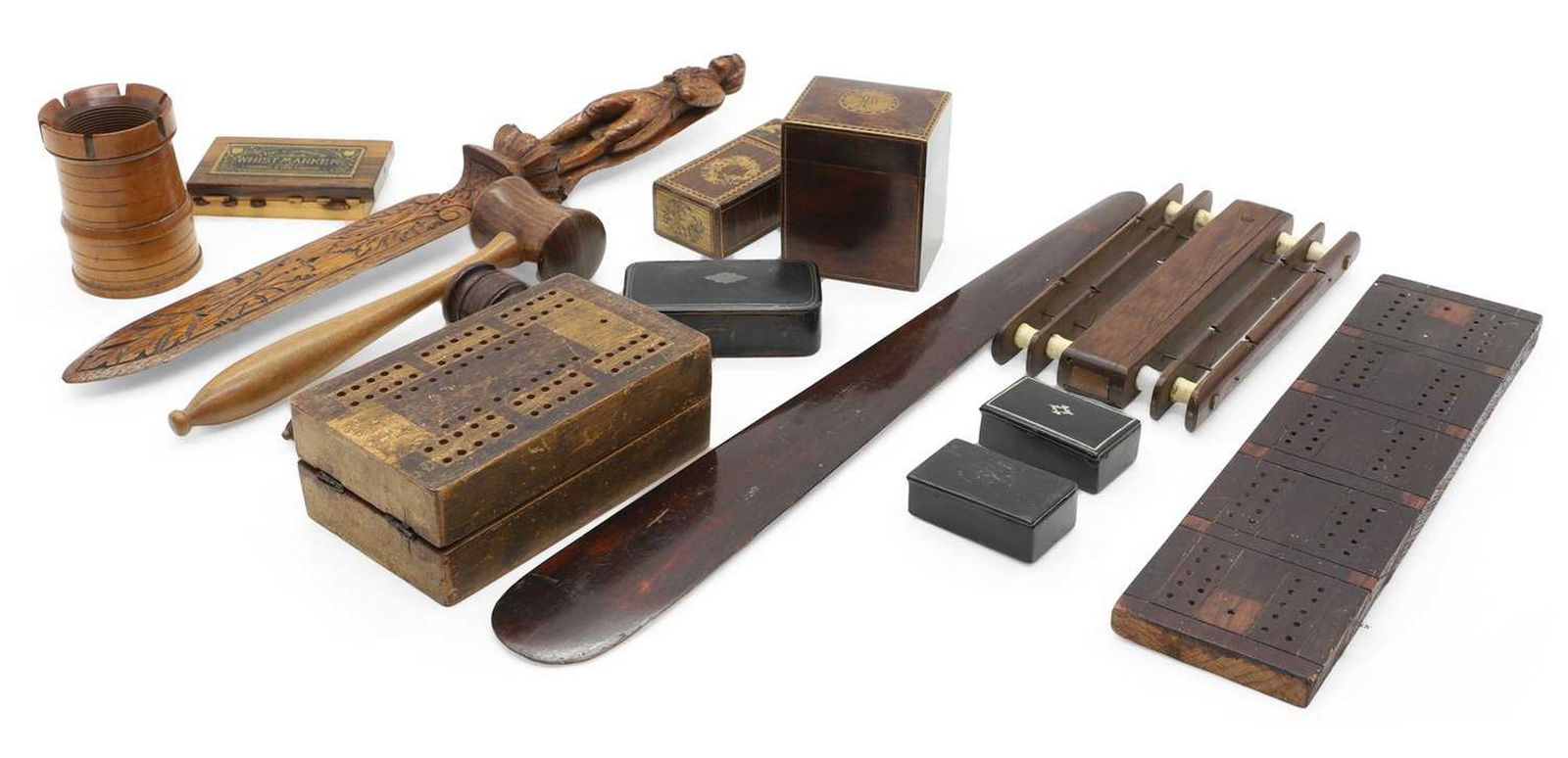 A collection of treen, (1 of 2)