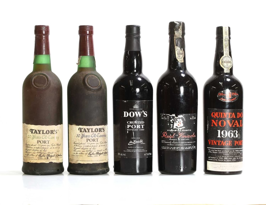 A selection of Vintage and Tawny Ports, (1 of 5)
