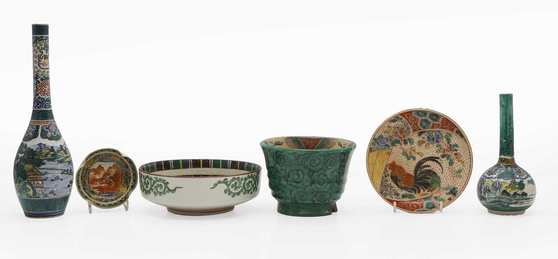 A collection of Japanese ceramics, (1 of 2)