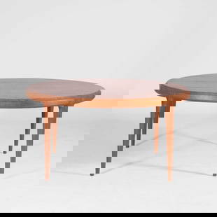 Johannes Andersen (Danish, 1903-1991) for CFC Silkeborg,: Johannes Andersen (Danish, 1903-1991) for CFC Silkeborg, a Danish circular teak coffee table, labelled, 100cm diameter 49.5cm high Condition Report: Used. Some top scratches. Fair overall.