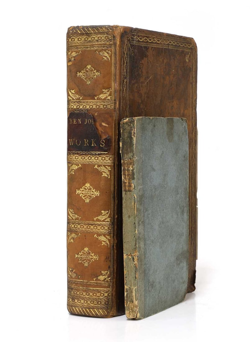 Ben Johnson:: Ben Johnson: The works. Stansby, 1616. Lacks general title and ends with Masques, page 992 (incomplete), Also there are three missing pages (supplied in manuscript). SOLD A/F Not subject to return; P