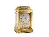 A French carriage clock,