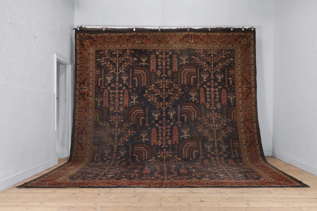 An Oushak wool carpet, (1 of 4)