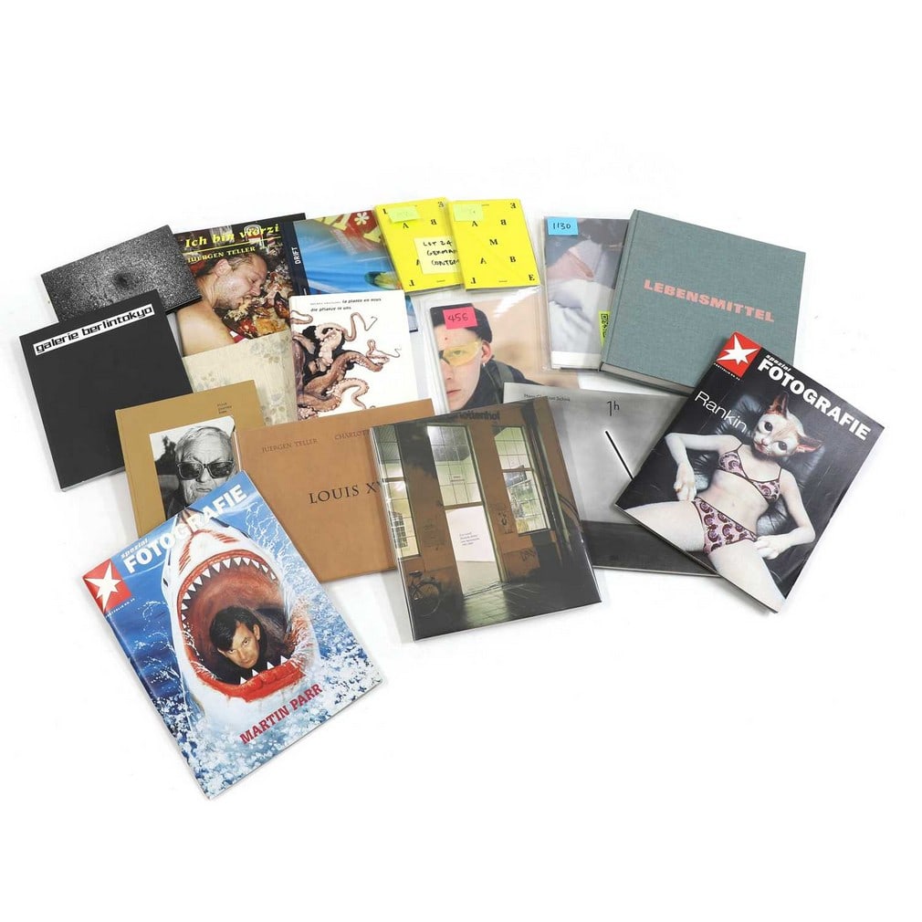 A collection of German photography books,: A collection of German photography books, 20th century and later, a quantity of books on German photographers, visual artists and authors, including: 'Ich Bin Vierzig' by Juergen Teller, published by