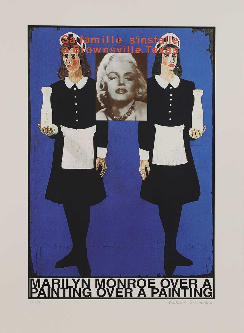 ▲ Sir Peter Blake RA (b.1932): ▲ Sir Peter Blake RA (b.1932) 'Milkmaids' screenprint in colours, 2009, signed 'Peter Blake' in pencil l.r., numbered 152/175, printed at Coriander Studios, published by CCA Galleries, with blin