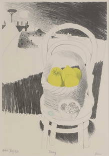 ▲ Mary Fedden RA (1915-2012): &#9650; Mary Fedden RA (1915-2012) 'Tuscany' lithograph in colours, 1973, signed 'Fedden' in pencil l.r., inscribed with title and numbered 'Artist's Proof II/X', printed at the Curwen Studio image 59