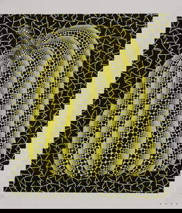 Yayoi Kusama (Japanese, b.1929): Yayoi Kusama (Japanese, b.1929) 'Pumpkin' (yellow) lithograph in colours, 2011, numbered 133/200 in pencil l.l., printed courtesy of Mori Art Museum, Tokyo sheet 37 x 32cm, unframed Condition Report: